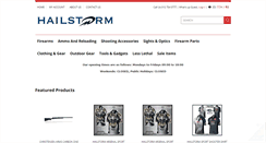 Desktop Screenshot of hailstormza.com